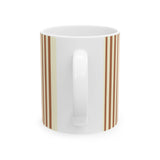 I Love Coffee Ceramic Mug-BROWN, J'adore le Café