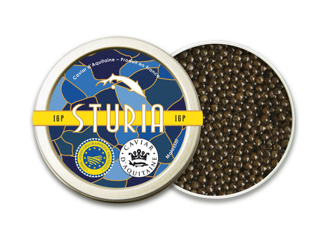 Sturia Caviar d’Aquitaine PGI – French Caviar | 30g & 50g.