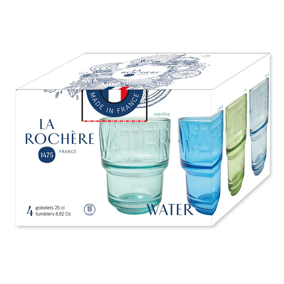 La Rochere Assorted Colors Water Tumblers – Set of 4
