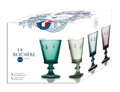 Bee Wine glasses Assorted Set-4