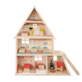 Wooden Playhouse The Big Family - Moulin Roty