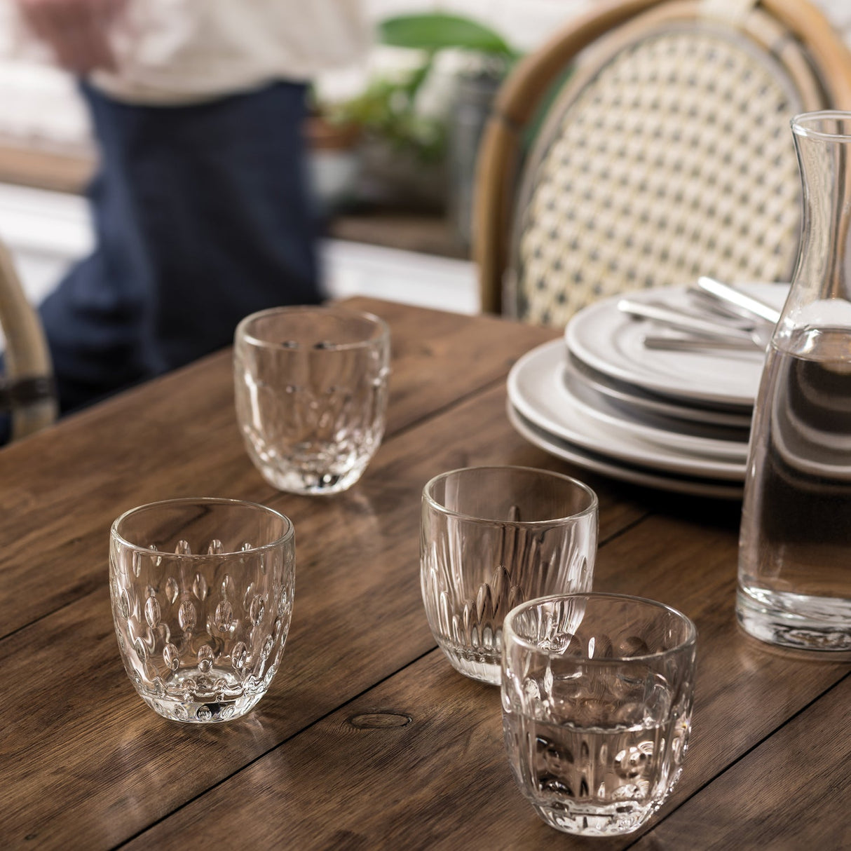 Troquet Assorted Tumblers Set -4 by La Rochere