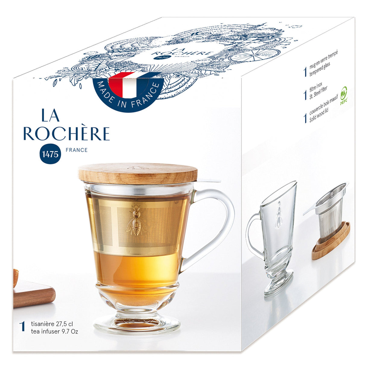 Bee Tea Infuser Mug by La Rochere