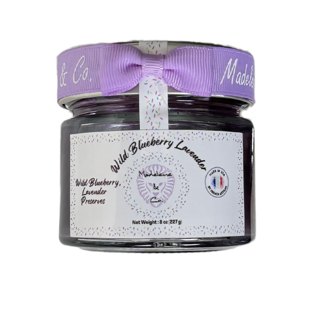 Wild Blueberries Lavender Preserves - Wild Blueberry Lavender