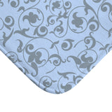 Le Bain French Blue Floral Bath Mat