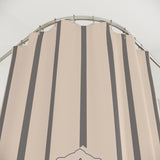 Shower Curtain — Grey Striped French 'Le Bain' Bathroom Decor