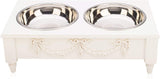 Rose Swag Elevated Pet Bowl / Feeder