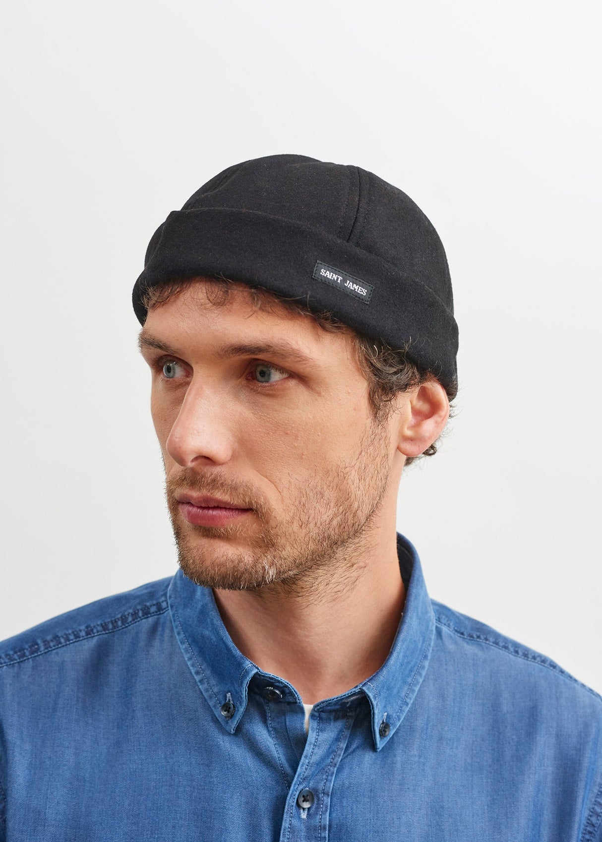Saint James MARIN MIKI - Watch Cap (BLACK)