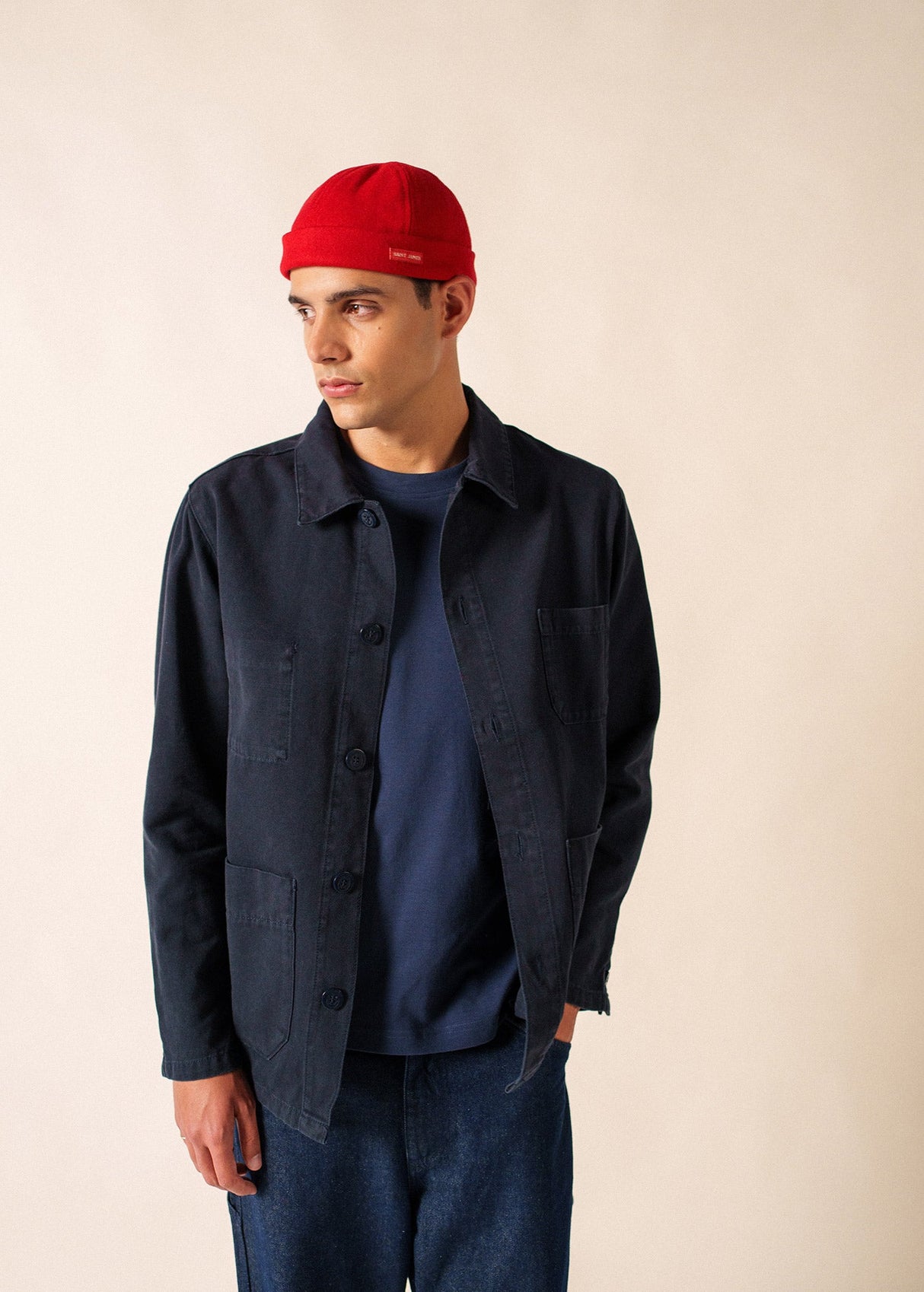 Saint James MARIN MIKI - Watch Cap (RED)