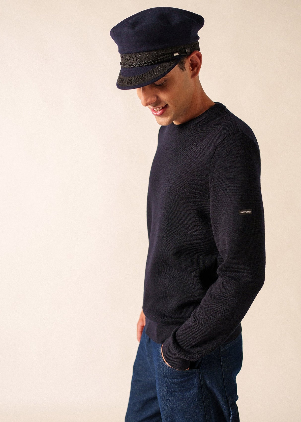 Saint James CASQUETTE MARIN - French Sailor Cap (NAVY)