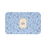 Le Bain French Blue Floral Bath Mat