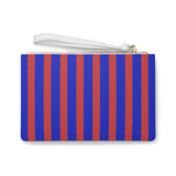 PARIS VIBES Blue Stripe Clutch Bag