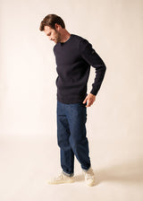CANCALE Fisherman Sweater (NAVY)