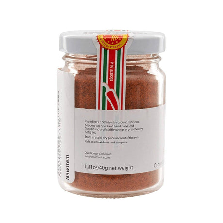 Piment D'Espelette Red Chili Pepper Powder Jar 1.41oz