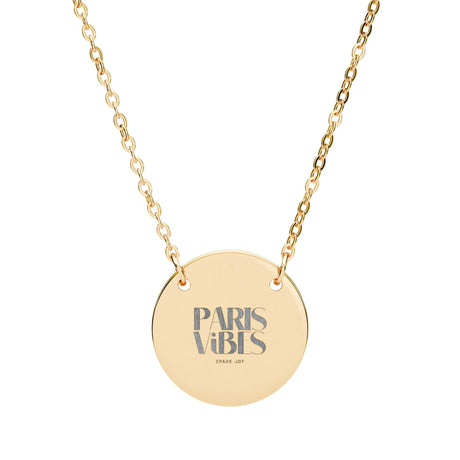 PARIS Vibes Circle Necklace - Stylish Jewelry