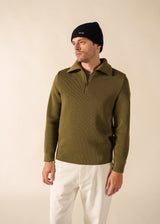 Saint James CANOT - Soft Wool Beanie in Purl Knit (NAVY)
