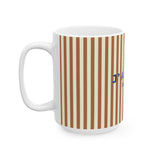 I Love Coffee Ceramic Mug-BROWN, J'adore le Café