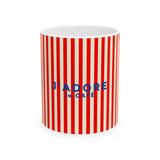I Love Coffee Ceramic Mug-RED, J'adore le café
