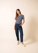 Levant Breton Shirt (NAVY / ECRU)