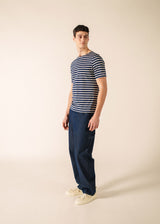 Levant Breton Shirt (NAVY / ECRU)