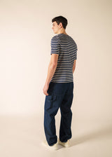 Levant Breton Shirt (NAVY / ECRU)
