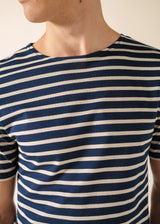 Levant Breton Shirt (NAVY / ECRU)