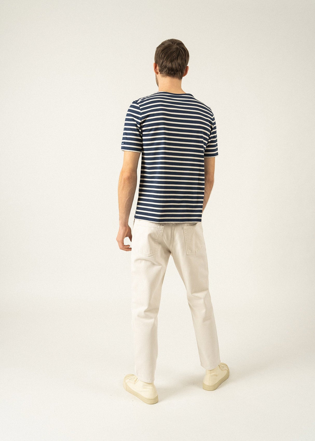 Levant Breton Shirt (NAVY / ECRU)