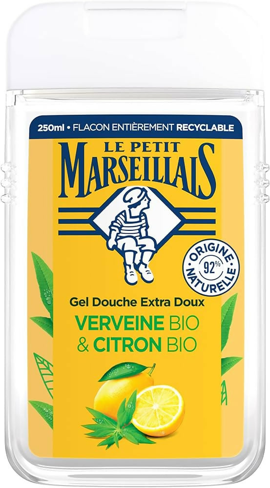 Le Petit Marseillais Shower Gel Organic Verbana & lemon