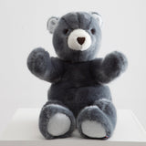 Robert the Bear | Blue-Grey | Chevron Print