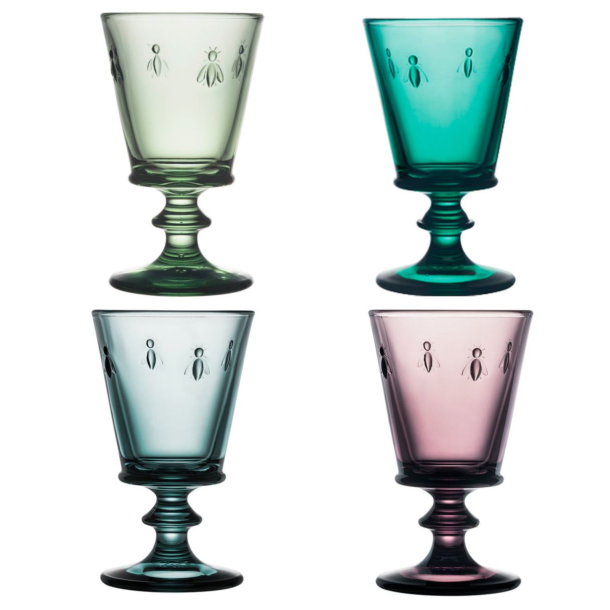 Bee Wine glasses Assorted Set-4
