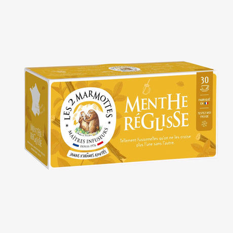 Les 2 Marmottes - Mint Licorice Herbal Tea