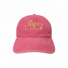 "My Happy Place" vintage style cap