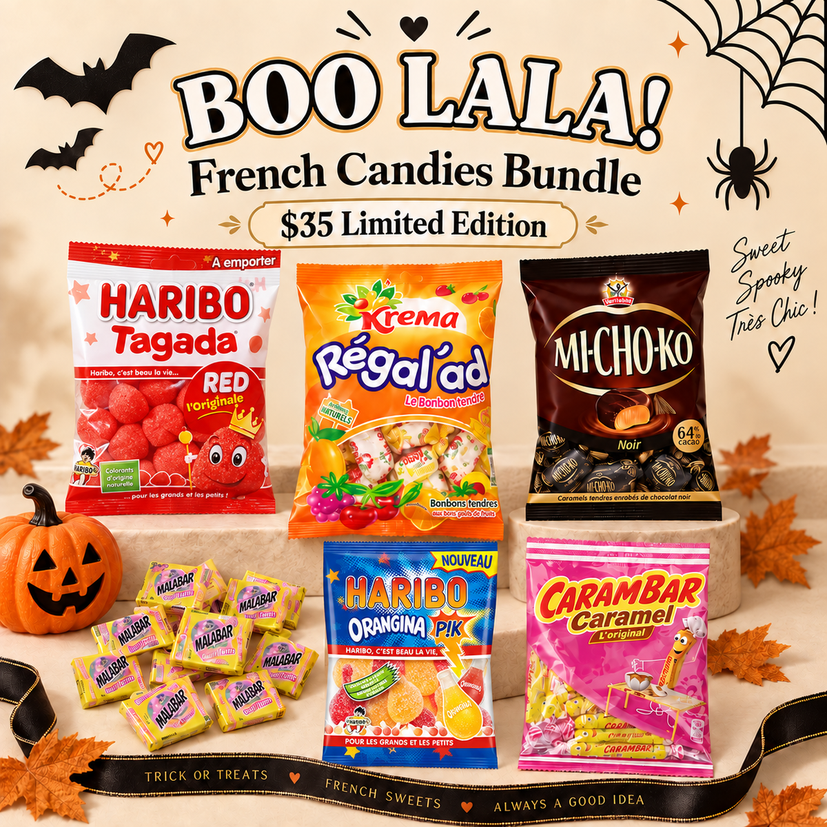 most popular french candies reunited in a halloween bundle