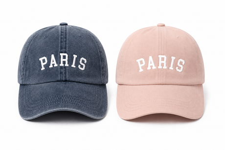 Paris Embroidery Cotton Hat Cap