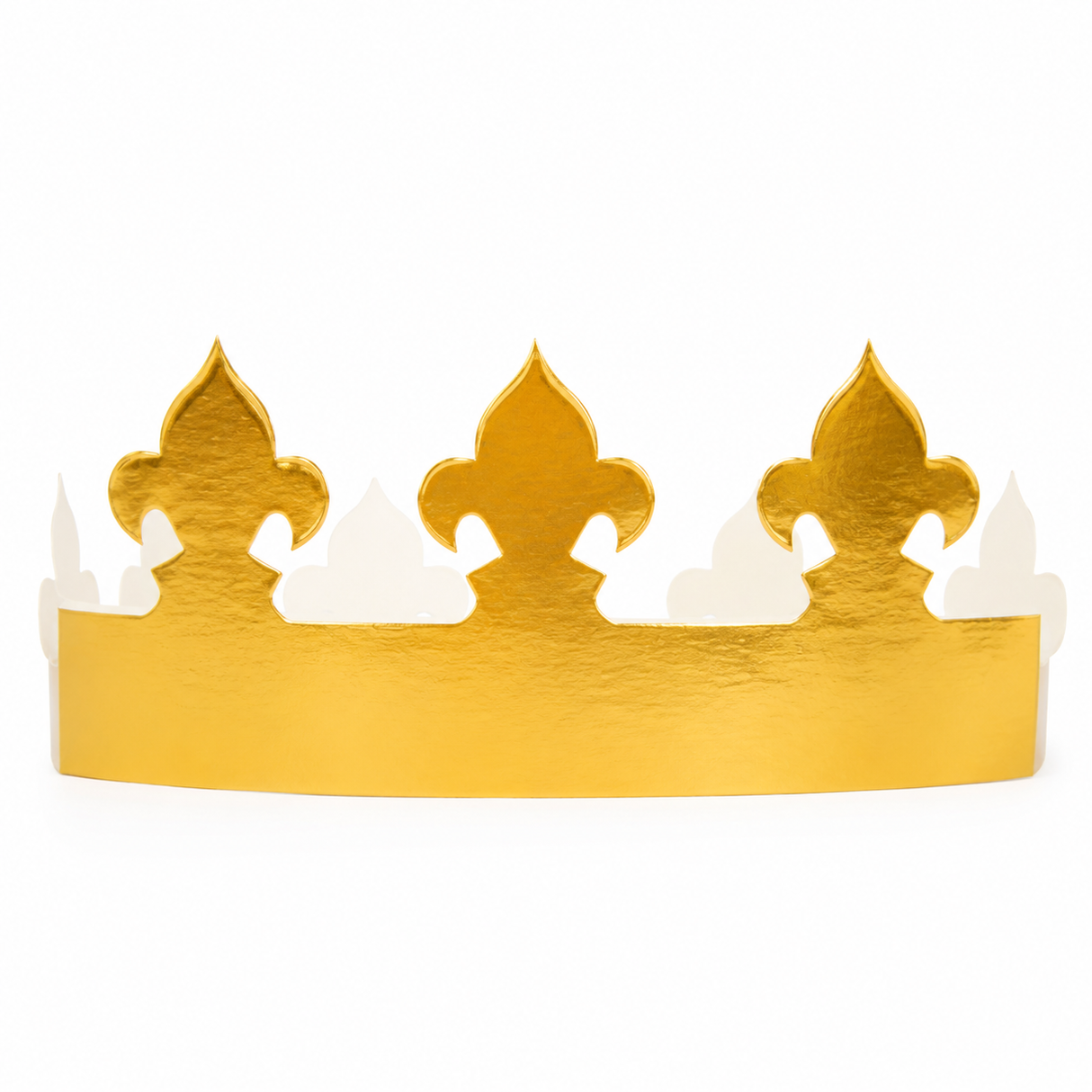French Galette des Rois Gold Crown