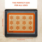 Silpat Snowflake Half Size Baking Mat - Limited Edition