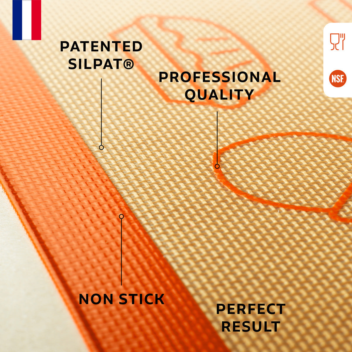 Silpat Thanksgiving Half Size Baking Mat - Limited Edition