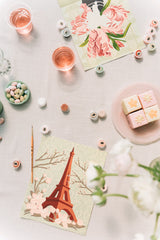 Eiffel Tower with Cherry Blossoms | 8x10 paint-by-number kit