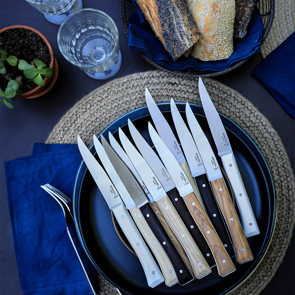Opinel Facette Steak Knives