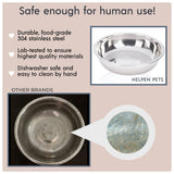 Rose Swag Elevated Pet Bowl / Feeder