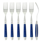 Forge de Laguiole Forks Fabric Series Blue