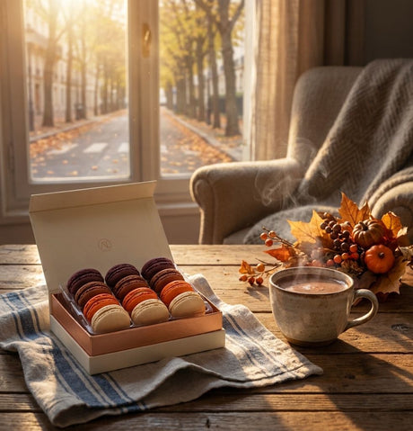 Thierry Atlan Autumn Macaron Box, 12 pieces