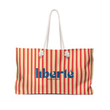 French Preppy Weekender Bag, LIBERTÉ