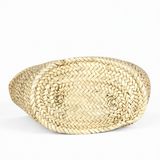 French Basket Bag with Leather Handles, Summer Beach Bags