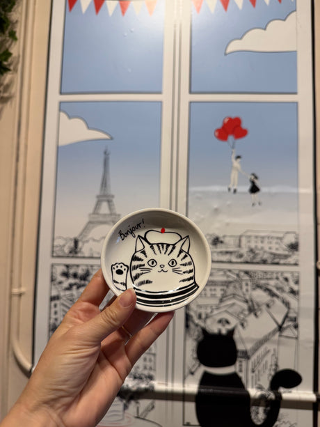 Bonjour Cat dish