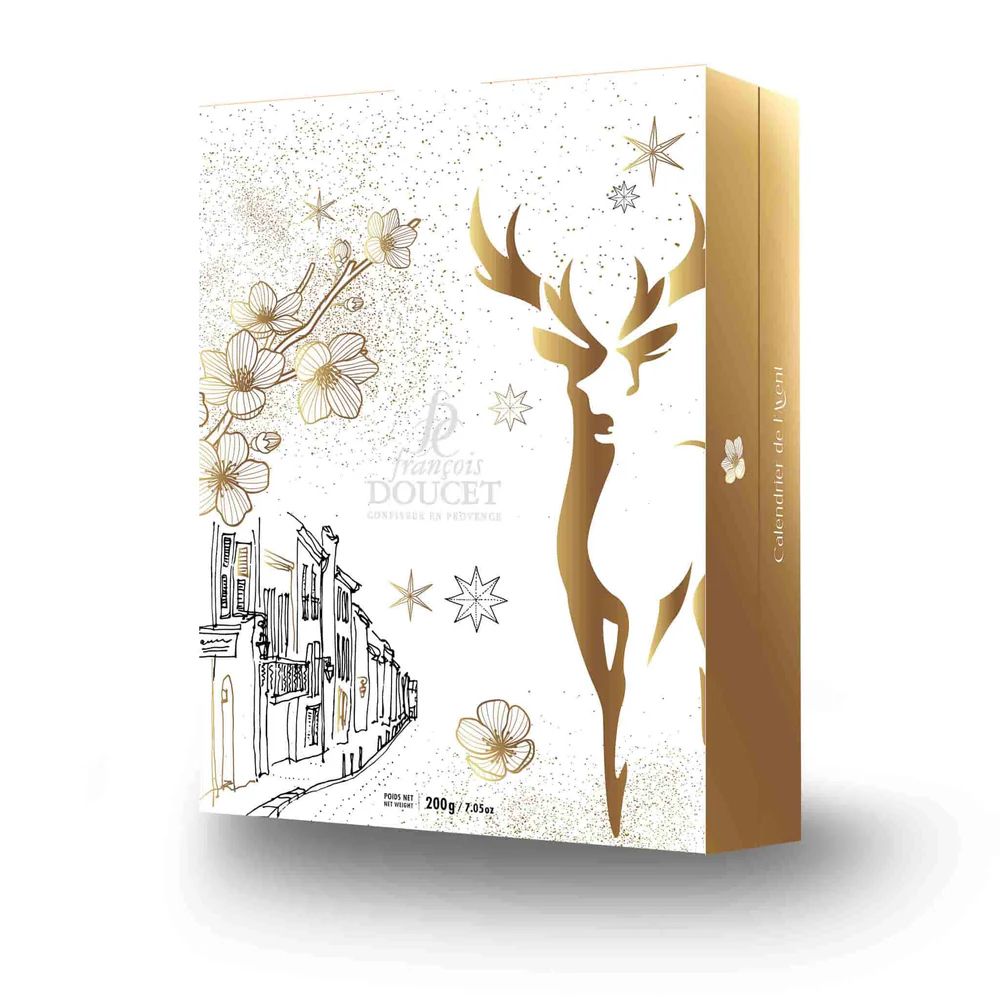 Francois Doucet Advent Calendar - chocolates and fruity jellies