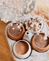 Le Petit Duc - Box of 4 Eggshells filled with chocolate praline & bits of hazelnuts & crepes dentelles