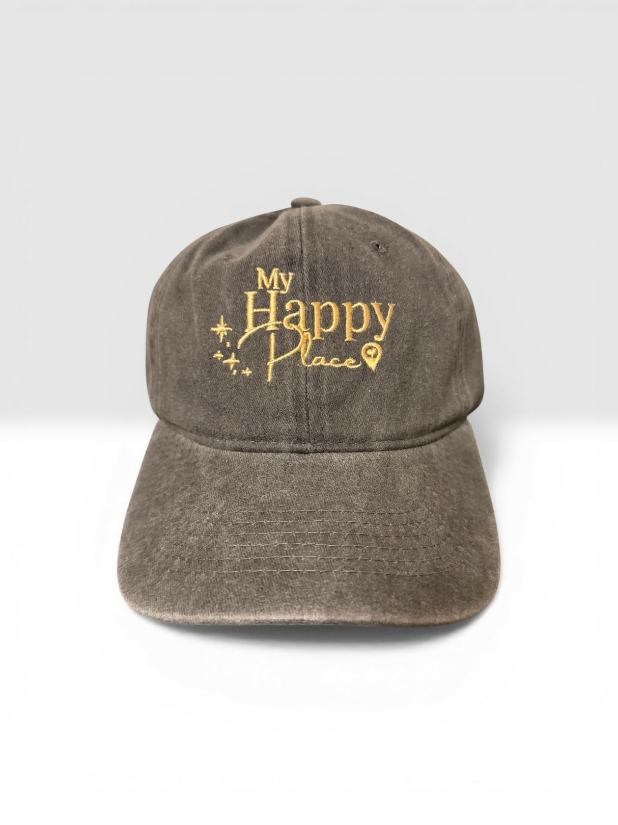 "My Happy Place" vintage style cap