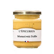 Jar of L'Epicerien Mustard with Truffle on a white background