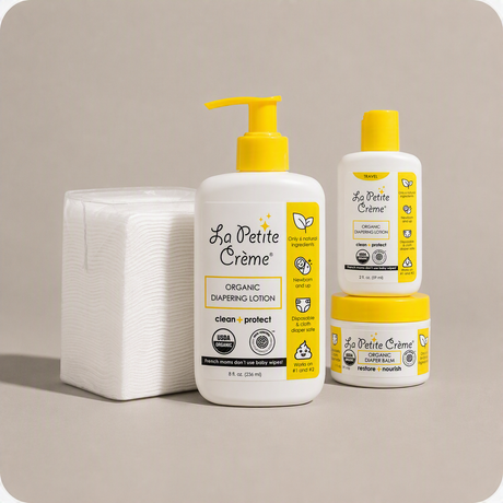Organic French Diaper Care - Gift Set (Disposable Pads)